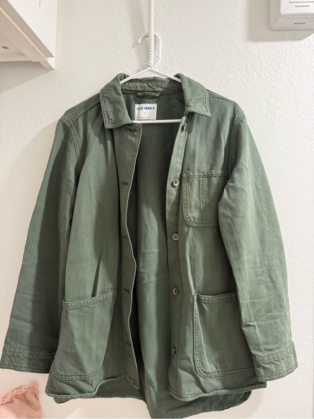 Old Navy Men's Olive Green Utility Jacket